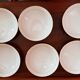 6 hollow plates gold edged in Limoges porcelain