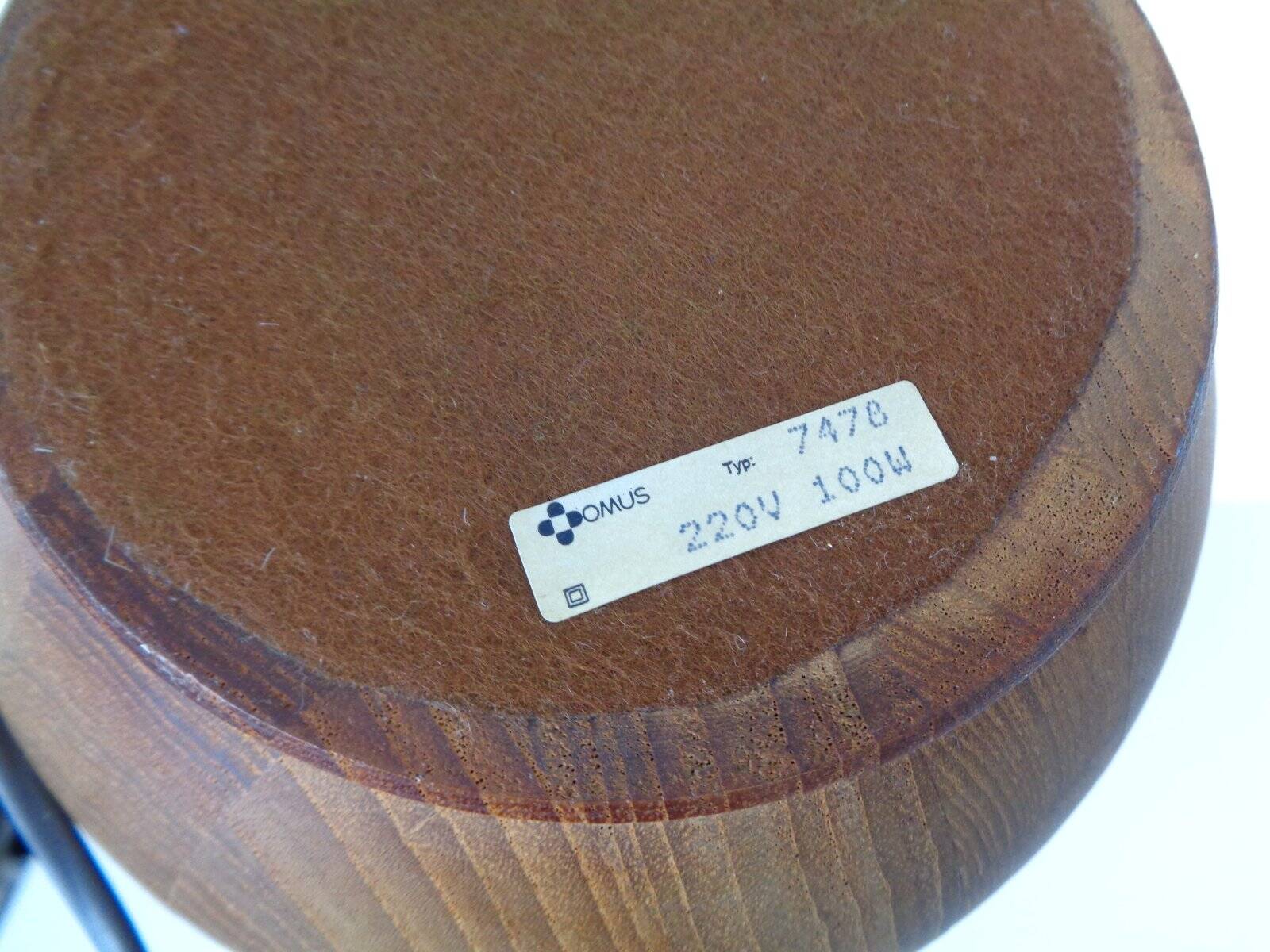 Teak Table Lamp from Domus, 1960s