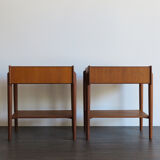Børge Mogensen Scandinavian teak bedside tables 1950s
