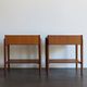Børge Mogensen Scandinavian teak bedside tables 1950s