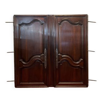 Pair of Louis XV oak doors around 1750