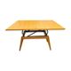 Table basse transformable scandinave en bois clair, années 60