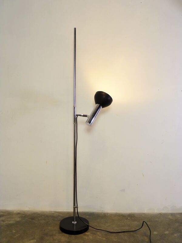 Lampadaire Cosack avec spot orientable années 70