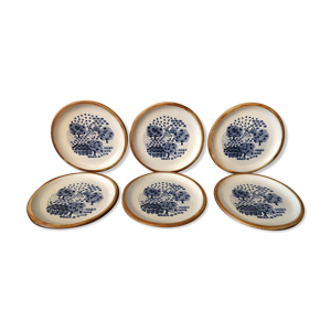 6 assiettes à dessert