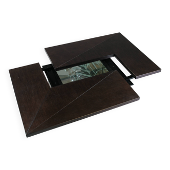 Cocktail coffee table with hidden bar by Paul Michel for Roche Bobois 1970