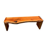 Solid pear tree bench