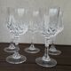 Crystal stemmed glasses