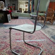 Czech armchair wood and chrome, Mart Stam, Konova 1940