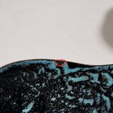 Set of candlesticks. Made of copper and blue/black enamel. From Danish Meka (1951 - 1989)