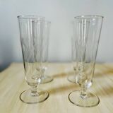 Set of 4 vintage champagne glasses