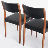 Set of 4 Scandinavian style chairs, France, 1960s