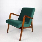 Chaise polonaise vintage en vert, années 1970