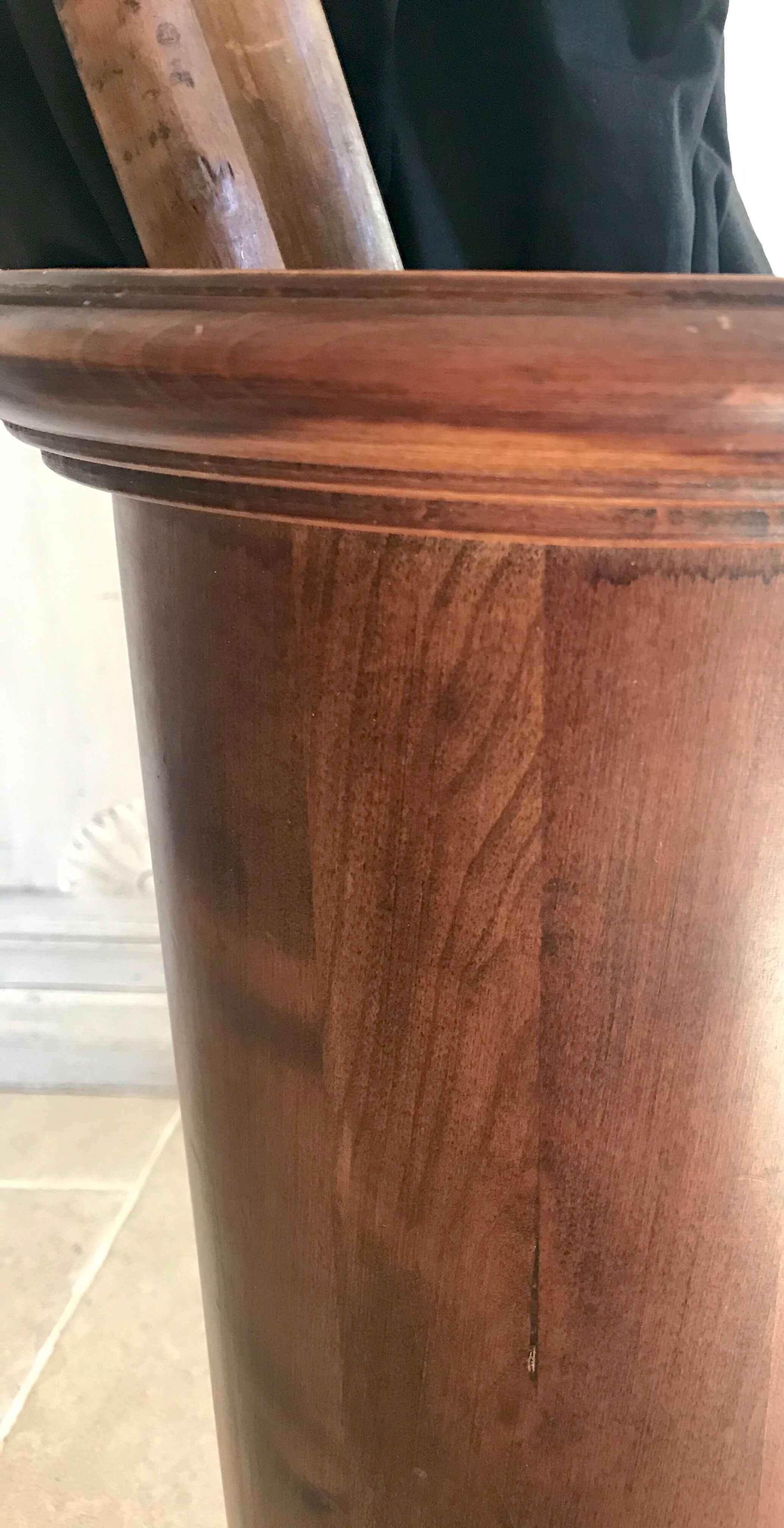 Wooden umbrella holder