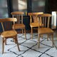 Suite de quatre chaises bistrot
