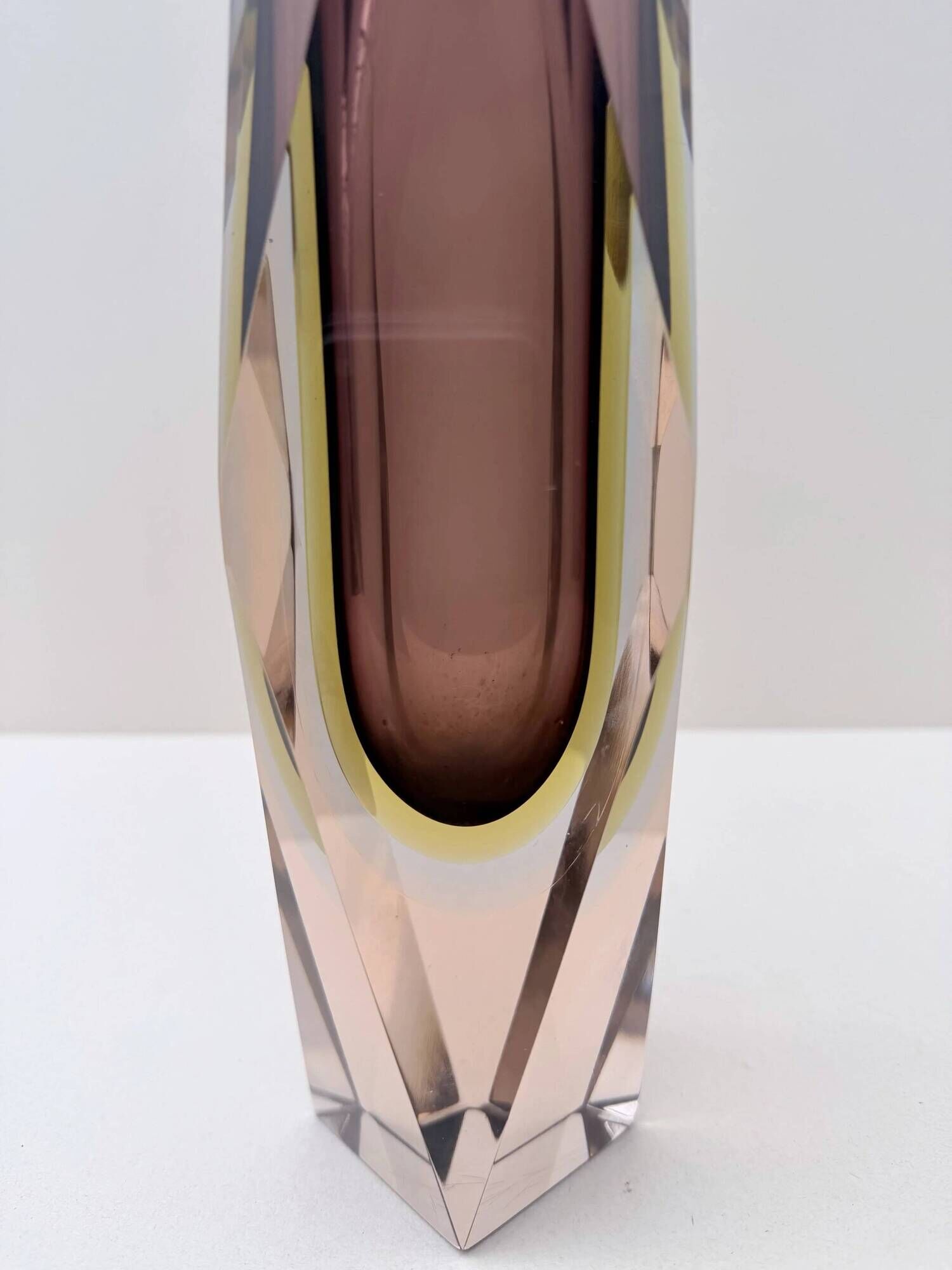 Murano vase - Sommerso in blown glass, Italy 1970