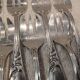 12 fourchettes à huitre métal argenté orfèvre Ercuis Fontenoy 13,4cm