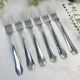 6 vintage stainless steel forks vlm italia