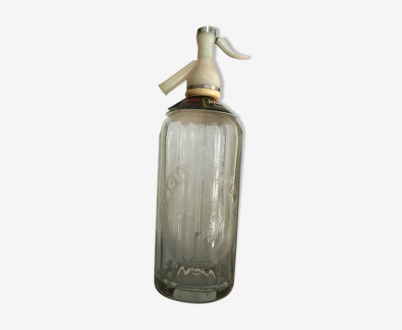 Schweppes brand sparkling water syphon bottle