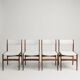 4 Scandinavian chairs by Erik Buch, 1960s