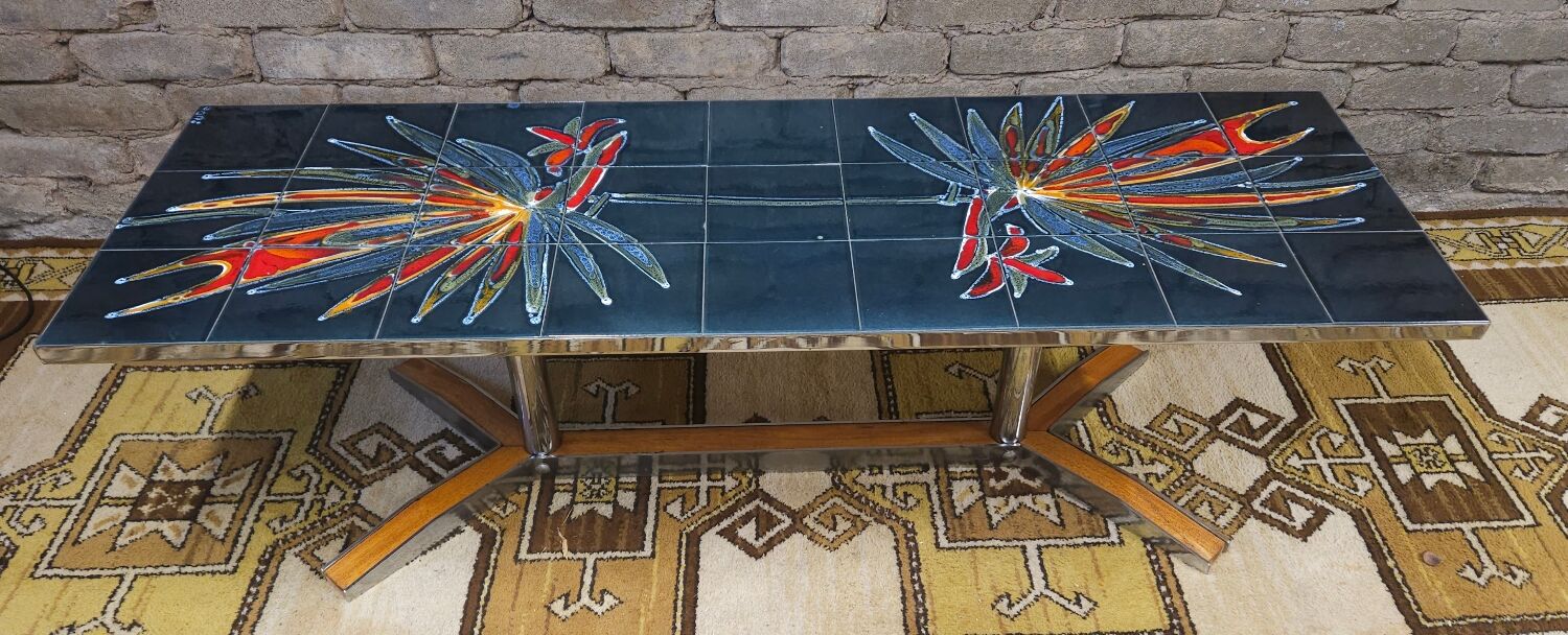 ADRI ceramic coffee table 1970