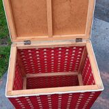 Vintage storage chest or laundry basket