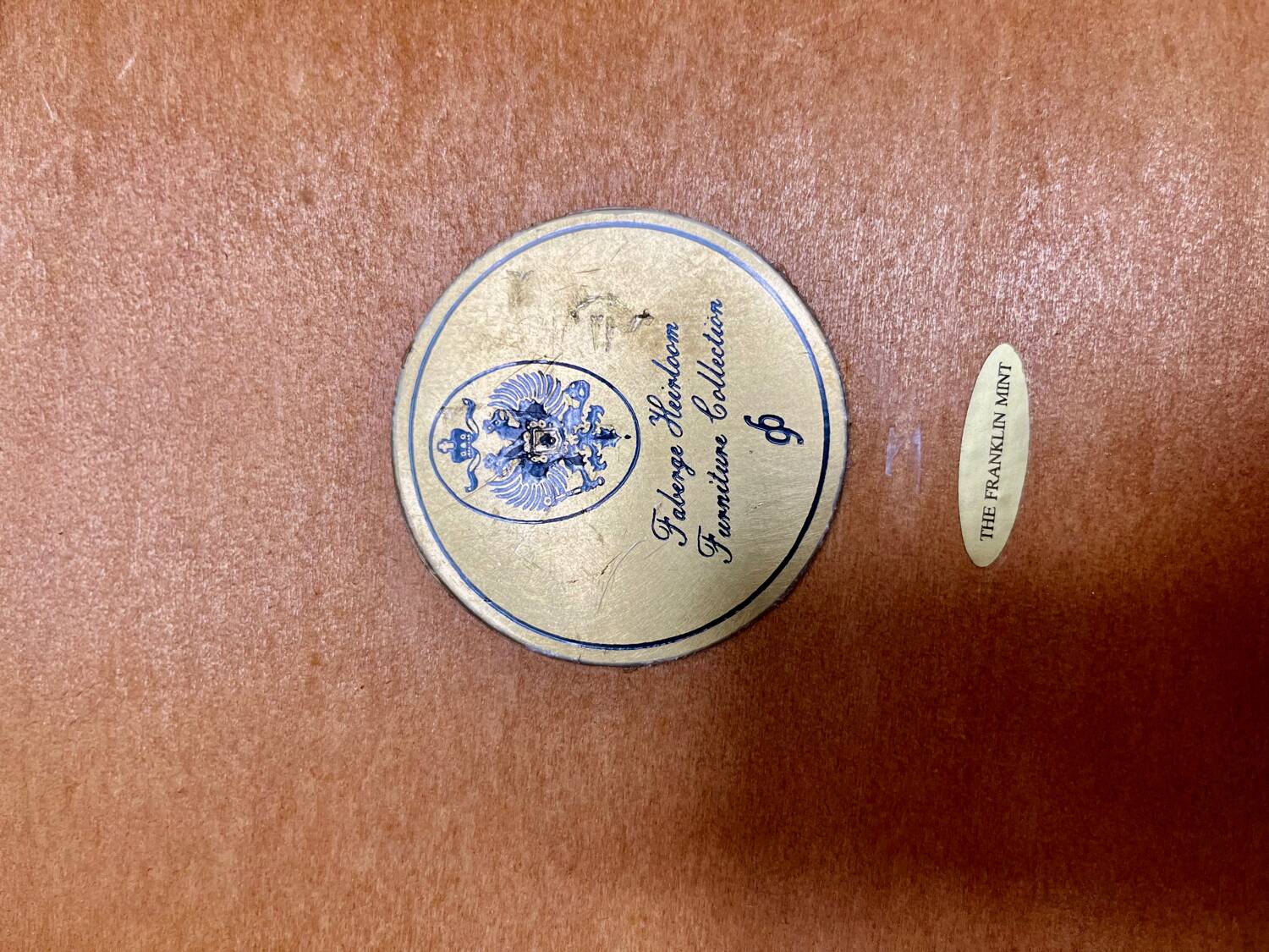 Meuble à bijoux Franklin Mint – Collection Fabergé – Complet – Très bo