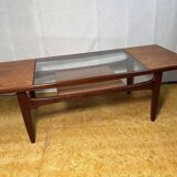 Mid century retro vintage teak coftee table by GPlan "Mad Man" 1960 Mi