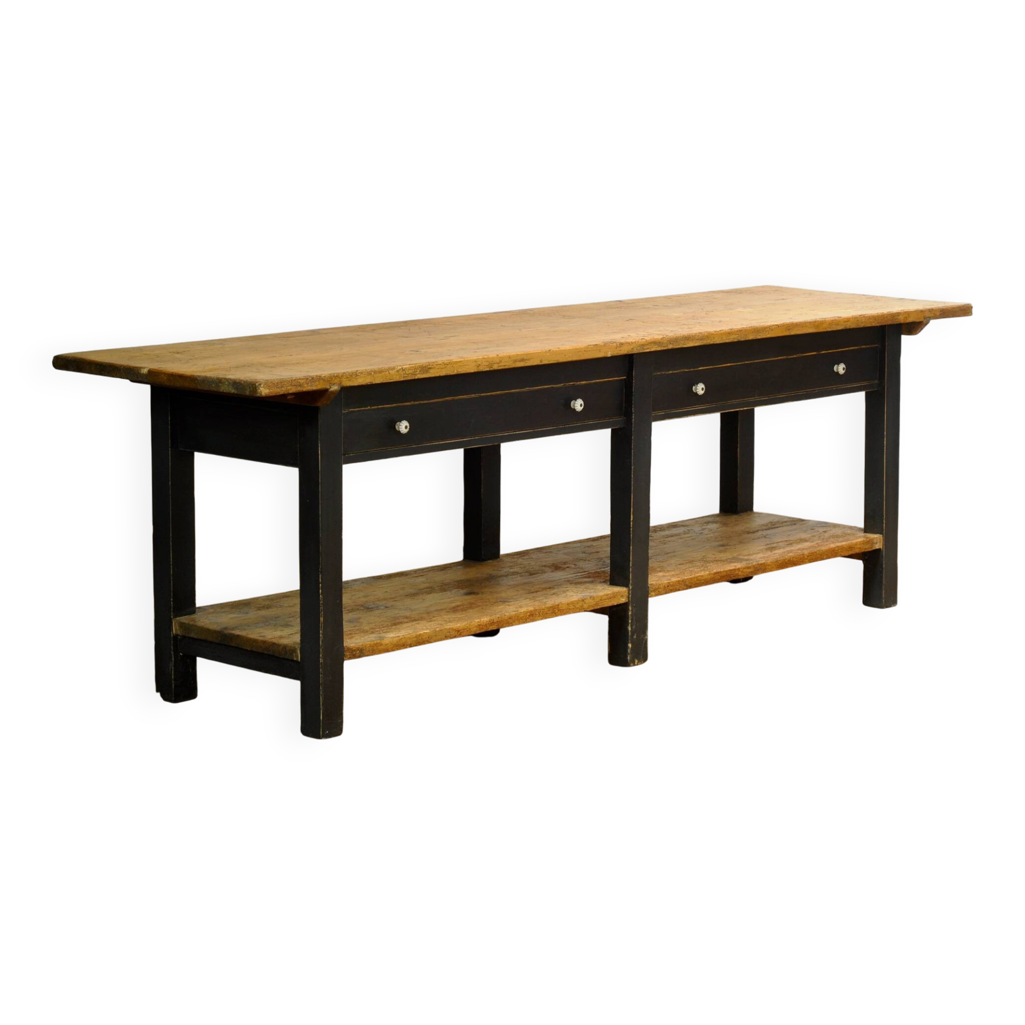 Pine kitchen/ prep table , circa 1920