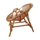 Shell child rattan chair