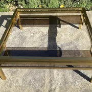 Grande table basse Guy Lefèvre pour maison Jansen années 70