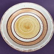 Set 11 plates Gien France model Etna spirals bohemian retro 1970