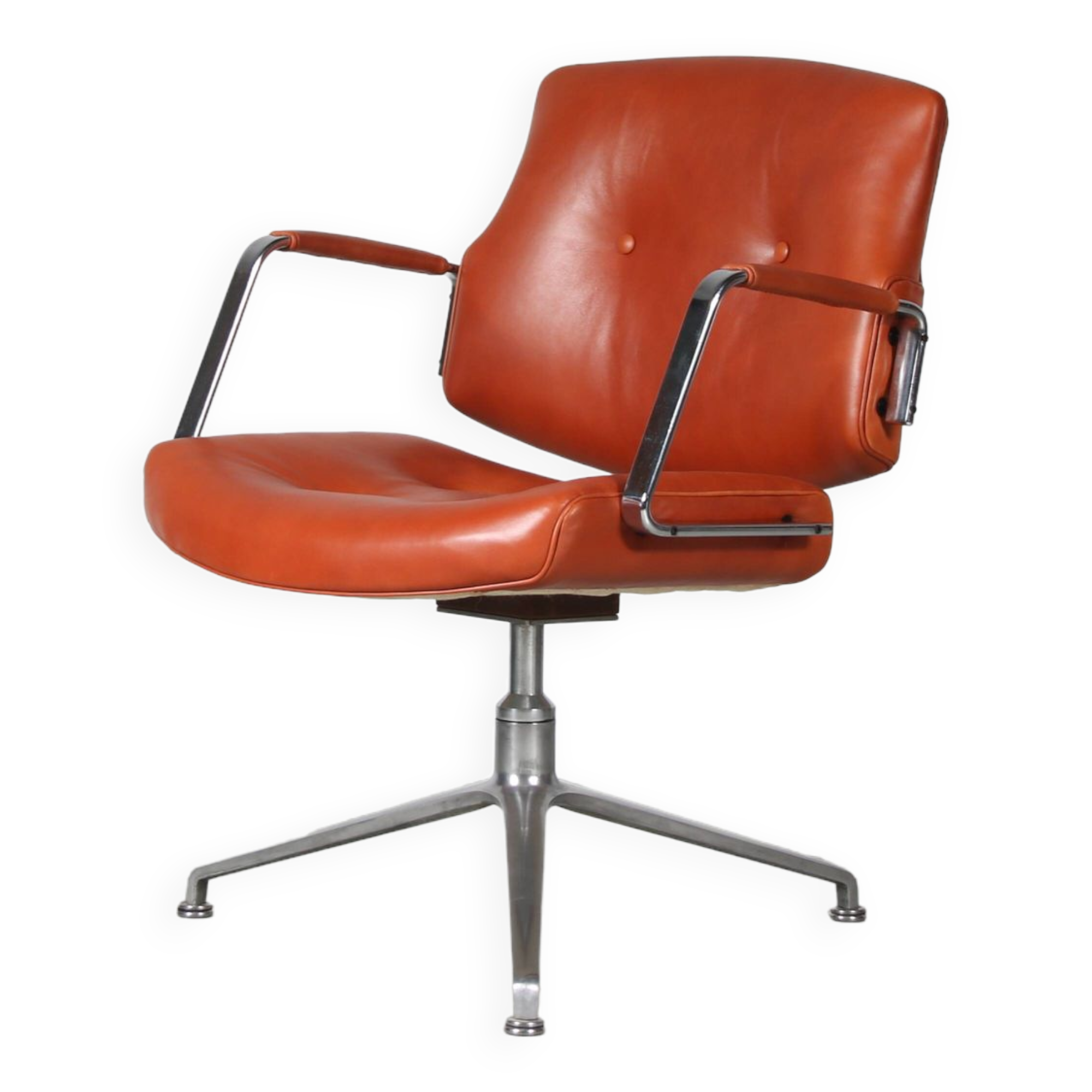 Chair by Preben Fabricius & Jorgen Kastholm for Kill International, Denmark 1970