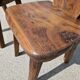 Lot de 3 chaises brutaliste Aranjou style olavi Hanninen