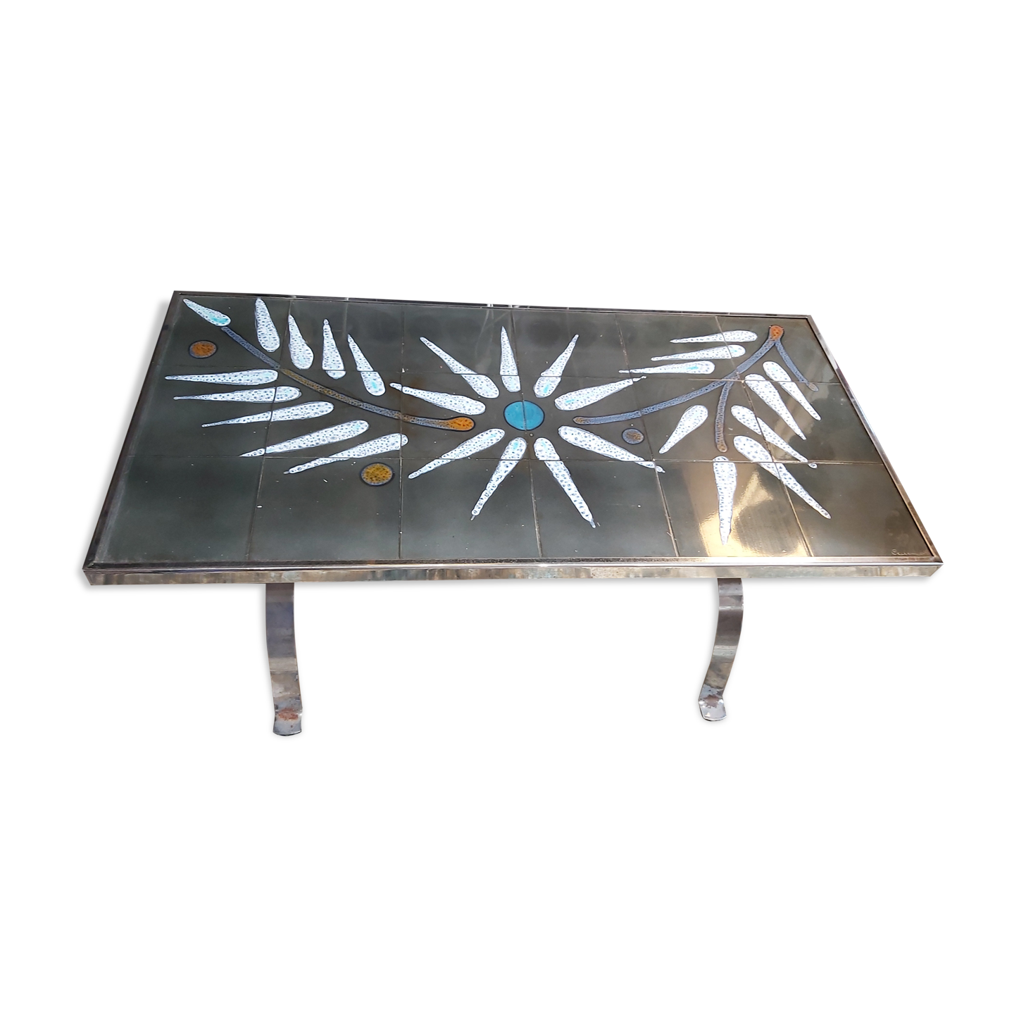 Signed vintage coffee table