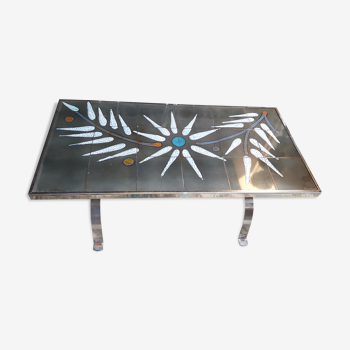 Signed vintage coffee table