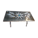 Table basse vintage signée