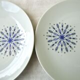 Set of 12 flat plates and 1 Bareuther dish