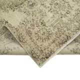 Handmade Distressed Oriental Beige Carpet 163 cm x 281 cm - 38904