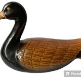 Large vintage ceramic duck