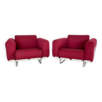 Senzafine Armchairs by Eleonore Peduzzi Riva for Zanotta, Italy 1969