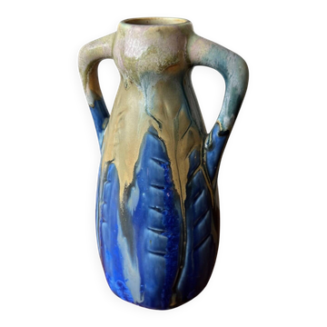 Small handmade stoneware vase