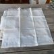Nappe et 12 serviettes brodées et monogrammées