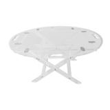 Table basse vintage en plexiglas avec plateau, années 1970