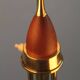 Brass & Teak Three-Light Candelabra Floor Lamp — Scandinavia, 1940s/1950s