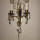 Paire d'appliques en bronze doré style Louis XVI