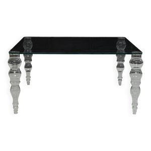 Table à manger en verre - piero lissoni