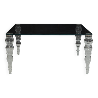 Glass dining table by Piero Lissoni for Glas Italia, 1970's