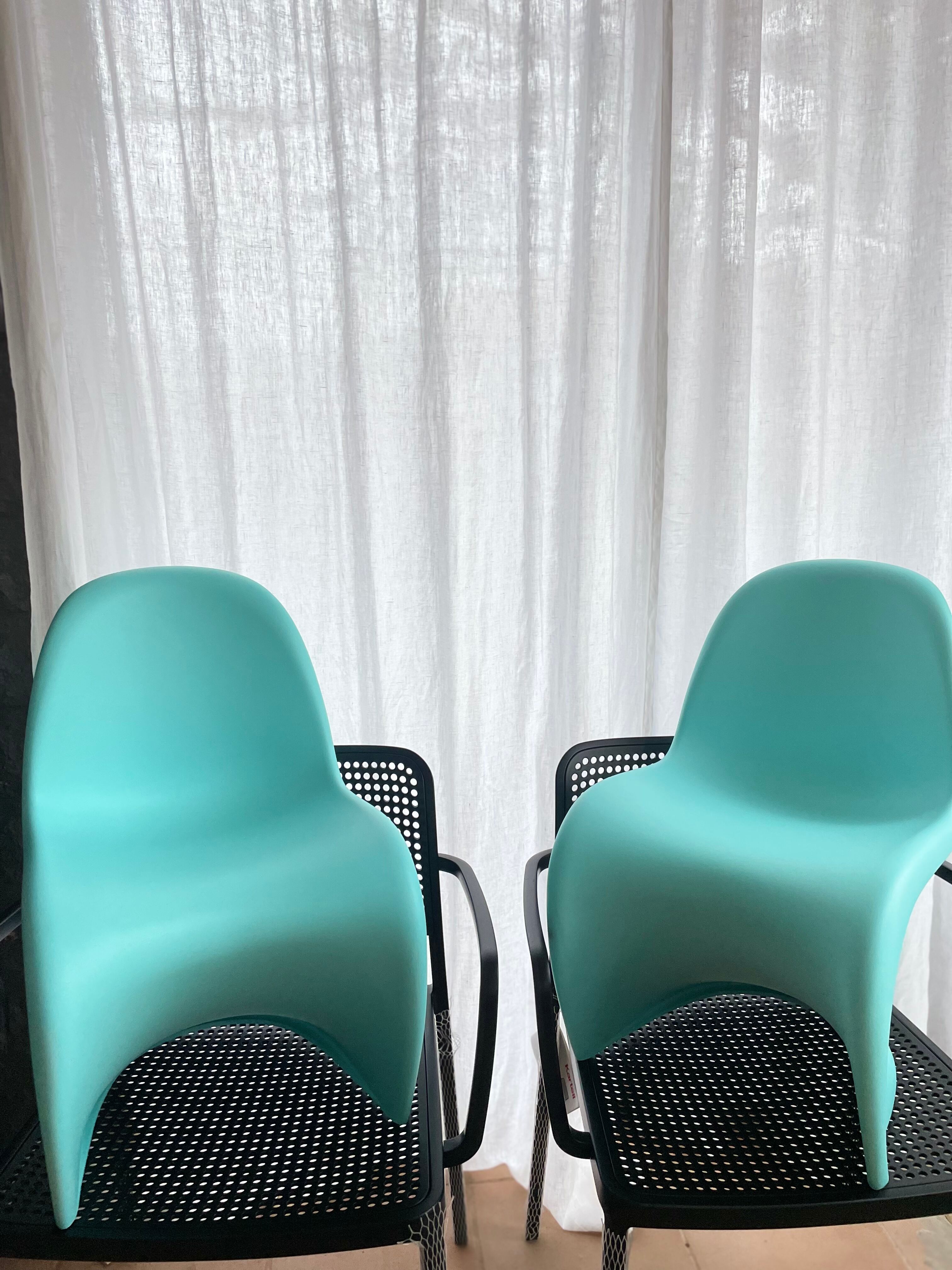 Panton Junior, turquoise children's chair Vitra