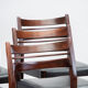 6 vintage Scandinavian rosewood chairs - 1960