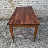 Farmhouse table with one drawer